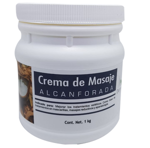 Crema Masaje Alcanforada 1kg.