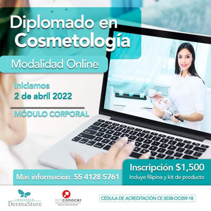 Diplomado en cosmetología ONLINE (Inscripción).